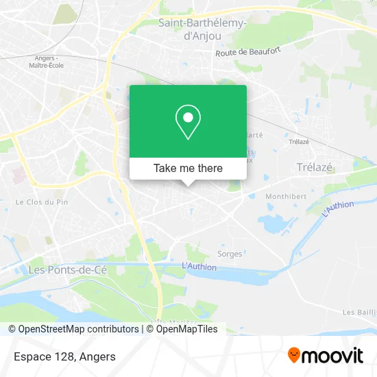Espace 128 map