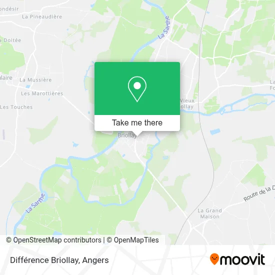 Différence Briollay map