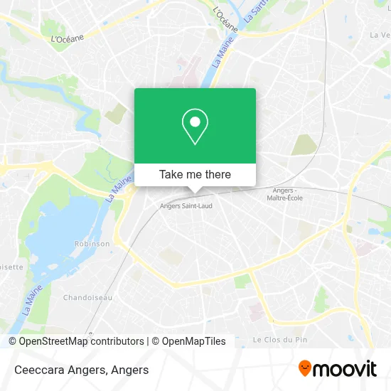 Ceeccara Angers map