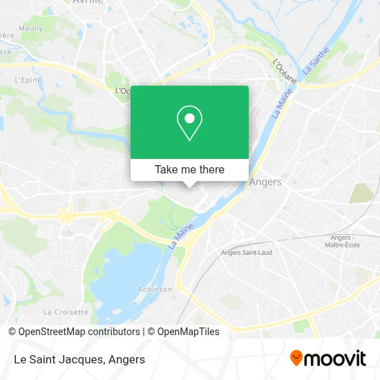 Le Saint Jacques map