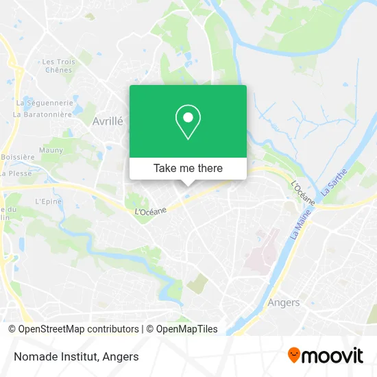 Nomade Institut map