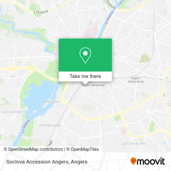 Soclova Accession Angers map