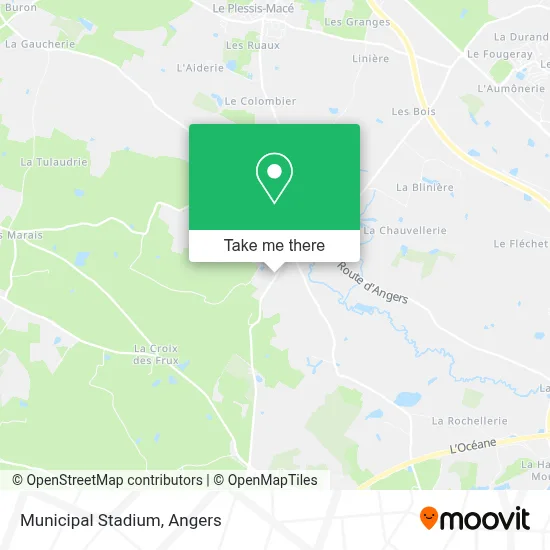 Stade Municipal map