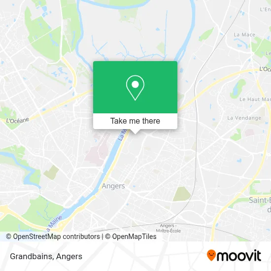 Grandbains map