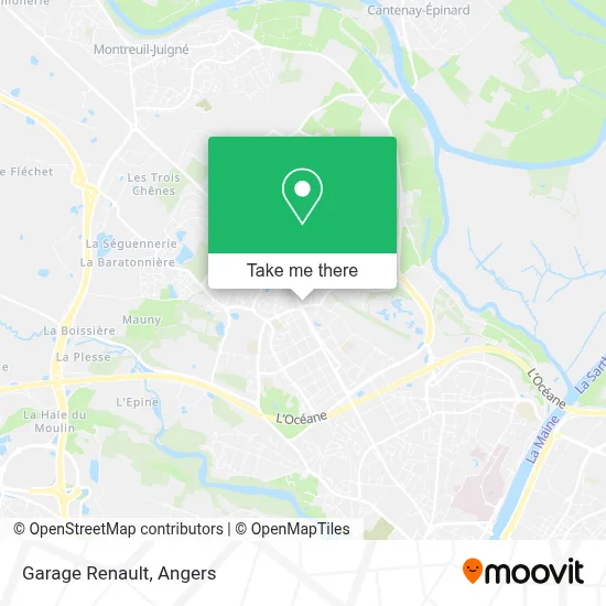 Garage Renault map