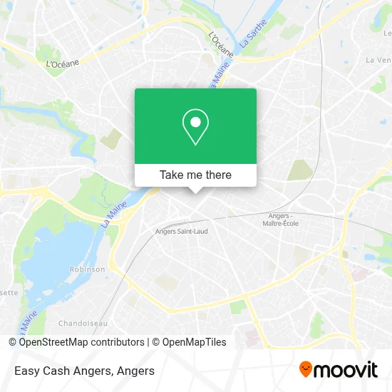 Easy Cash Angers map