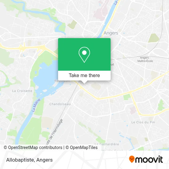 Allobaptiste map