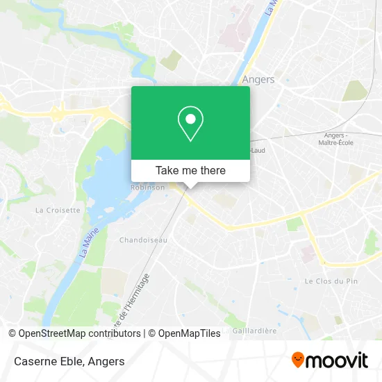 Caserne Eble map