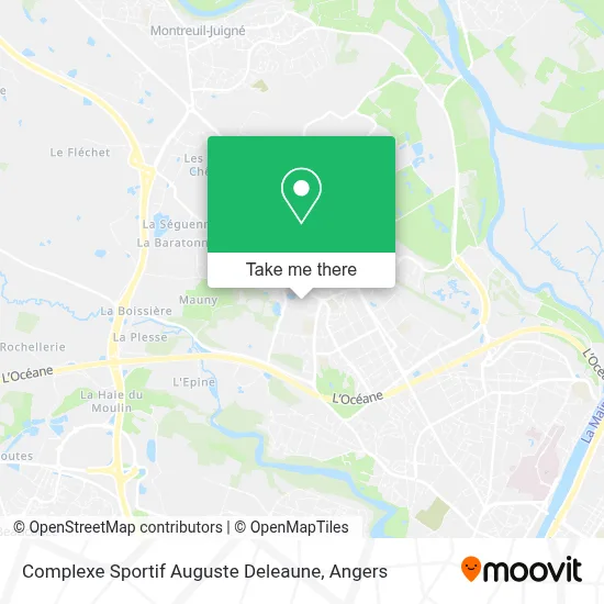 Complexe Sportif Auguste Deleaune map