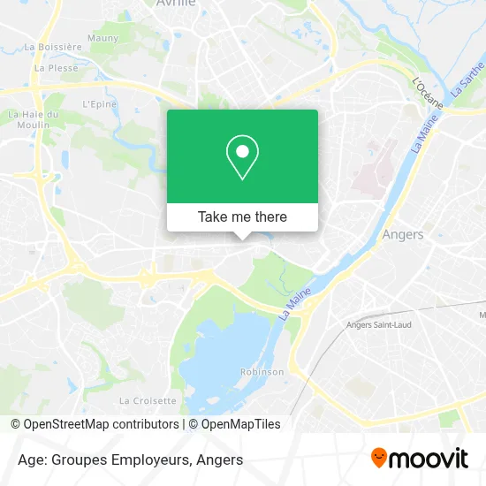 Age: Groupes Employeurs map