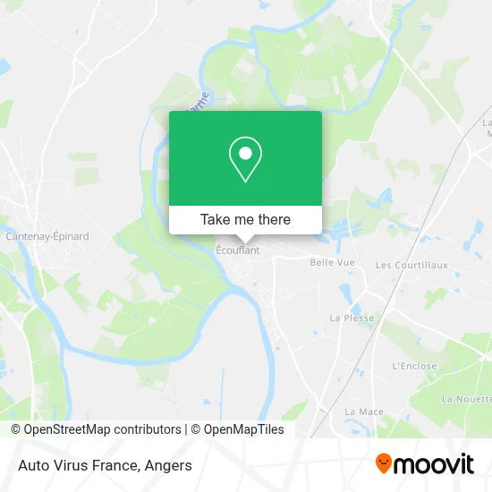 Auto Virus France map