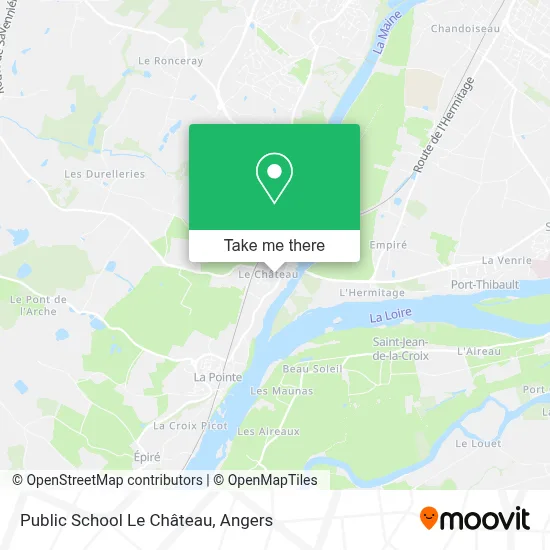 Public School Le Château map