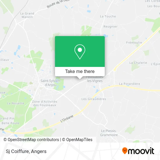 Sj Coiffure map