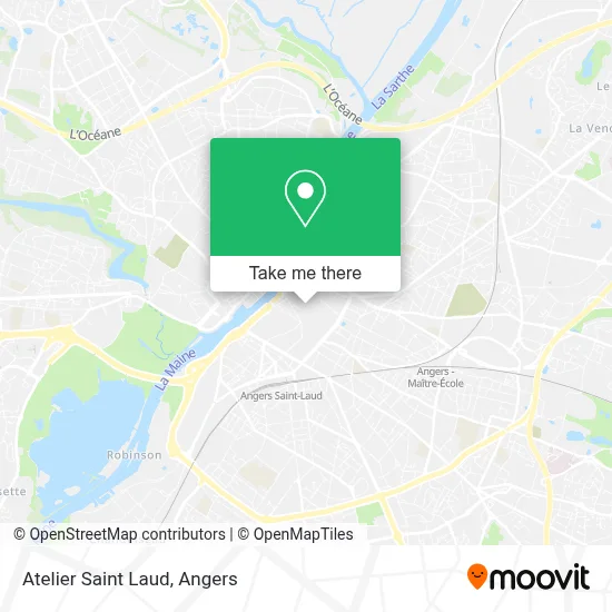 Atelier Saint Laud map