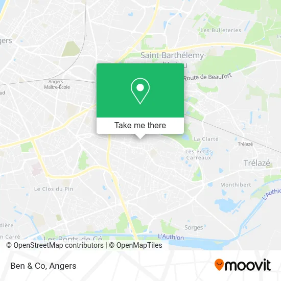 Ben & Co map