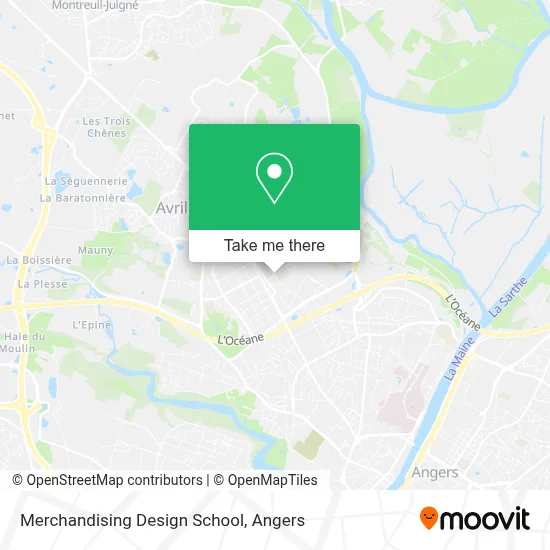 Merchandising Design School map