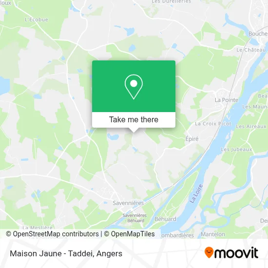 Maison Jaune - Taddei map