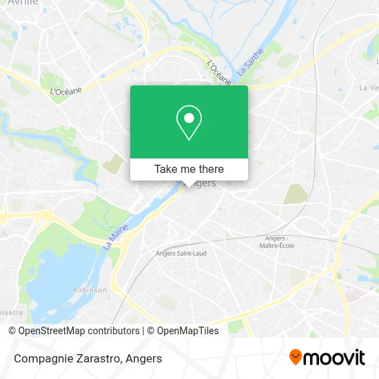 Compagnie Zarastro map