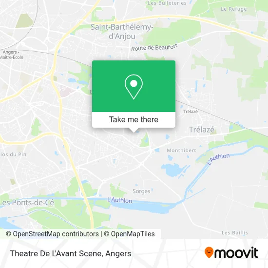 Theatre De L'Avant Scene map