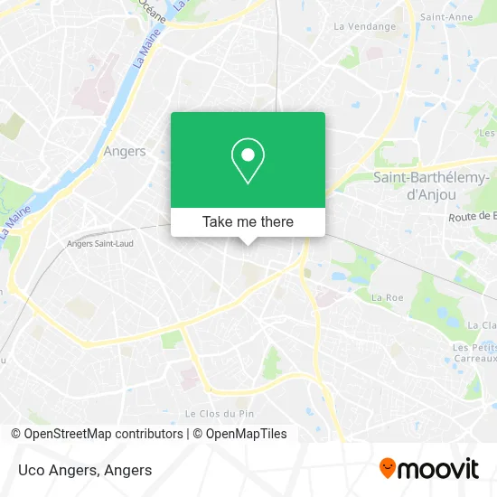 Uco Angers map