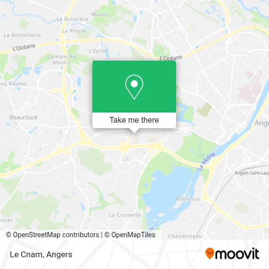 Le Cnam map