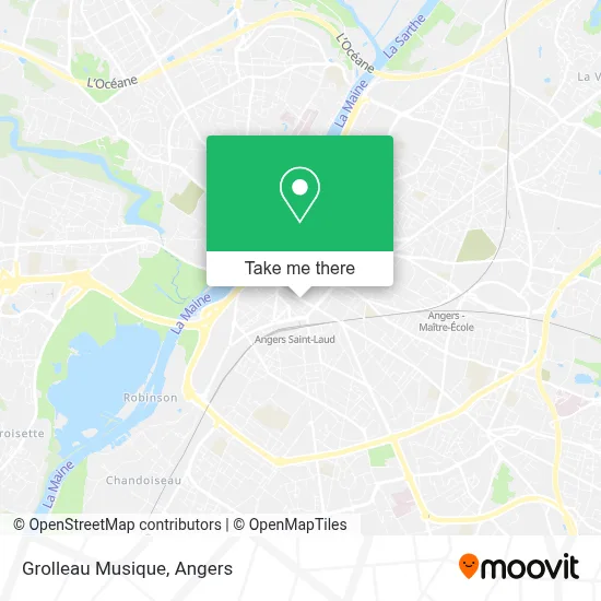 Grolleau Musique map