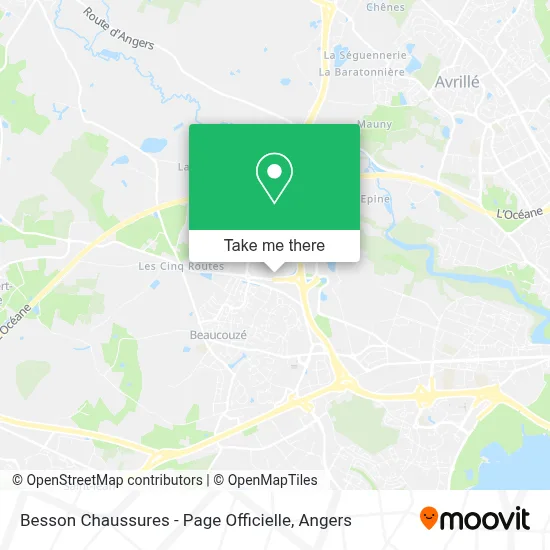 Besson Chaussures - Page Officielle map