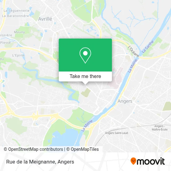 Rue de la Meignanne map