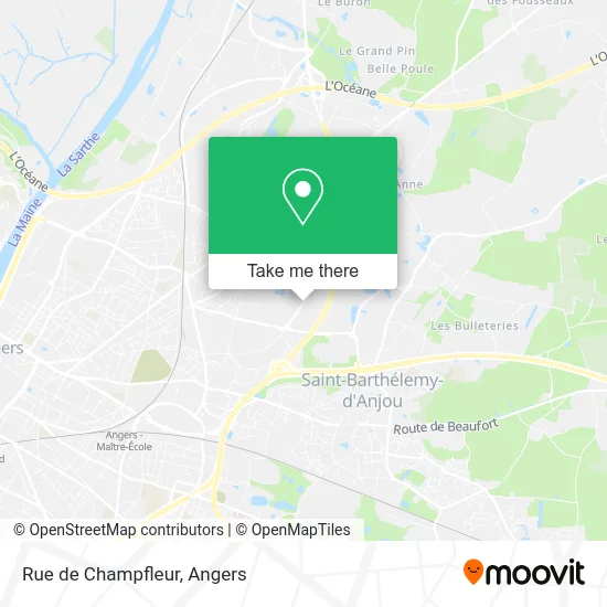 Mapa Rue de Champfleur