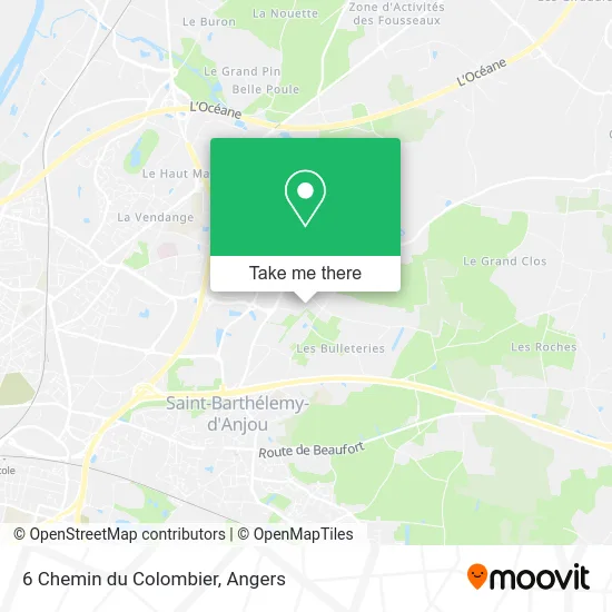 6 Chemin du Colombier map