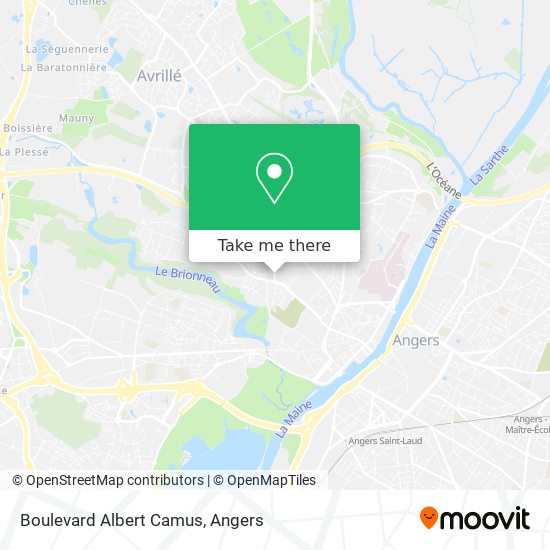 Mapa Boulevard Albert Camus
