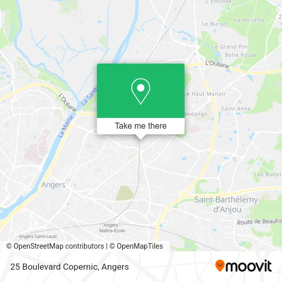25 Boulevard Copernic map