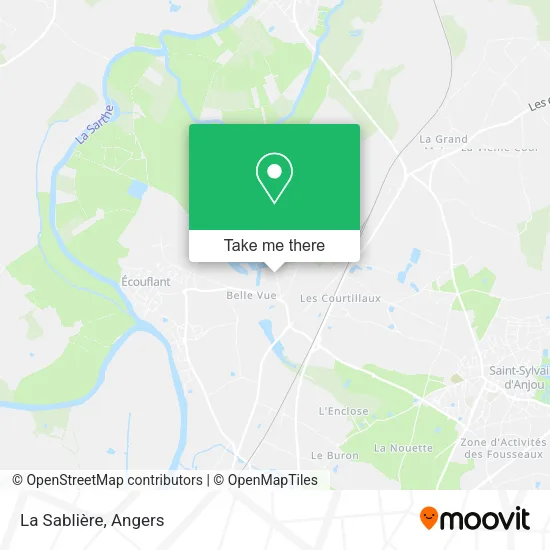 La Sablière map
