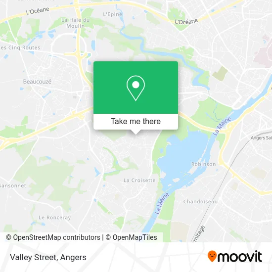 Mapa Rue du Vallon