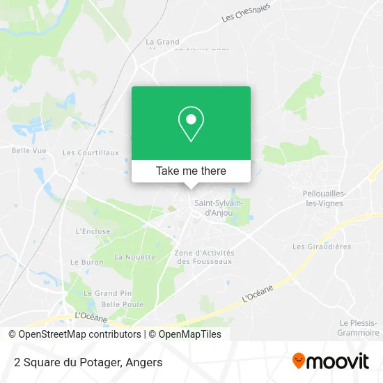 2 Square du Potager map