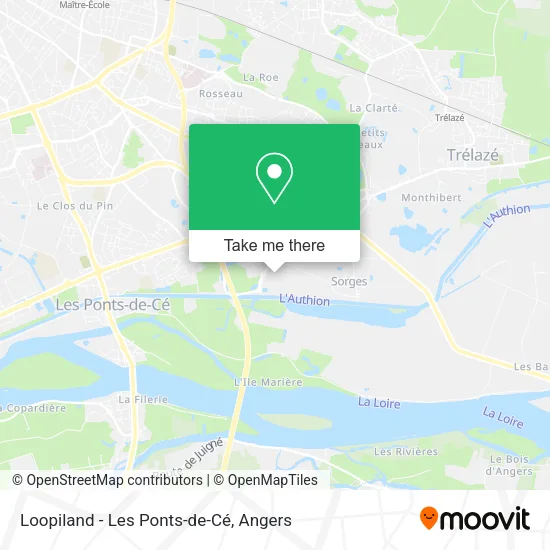 Loopiland - Les Ponts-de-Cé map