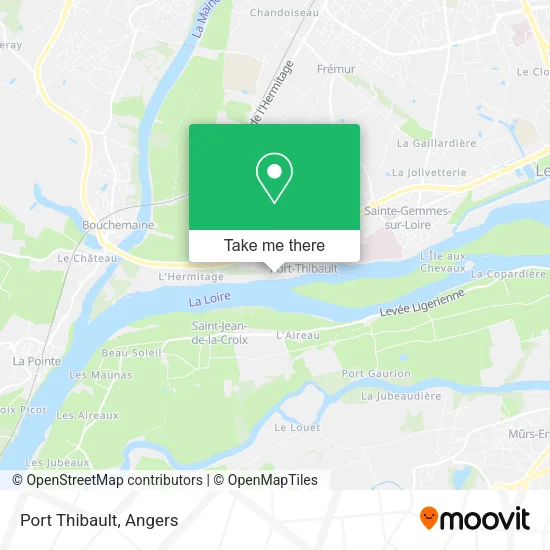 Port Thibault map