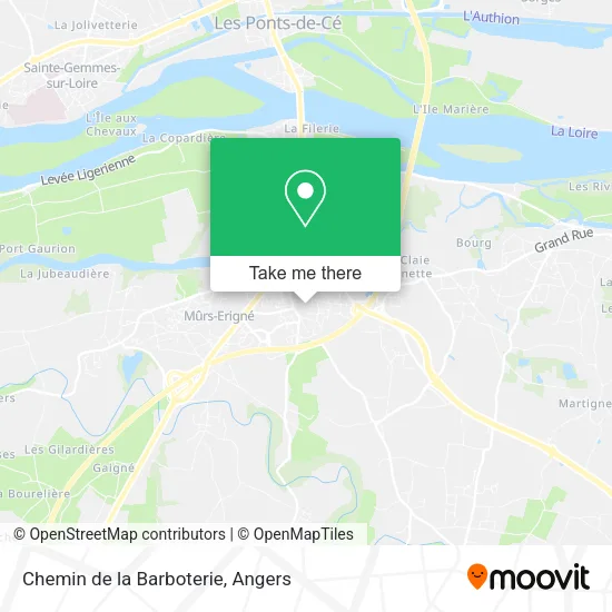 Chemin de la Barboterie map
