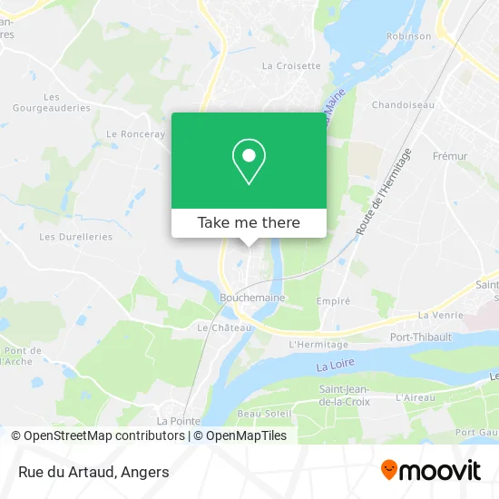 Rue du Artaud map