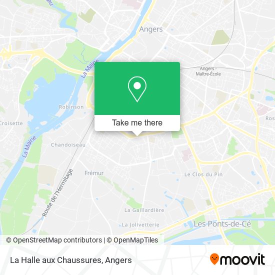 La Halle aux Chaussures map