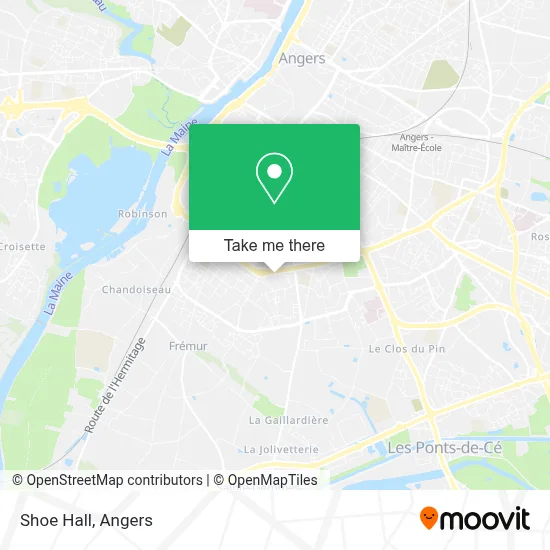 La Halle aux Chaussures map