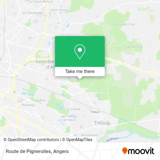 Route de Pignerolles map