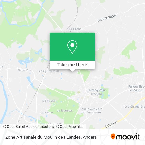 Zone Artisanale du Moulin des Landes map