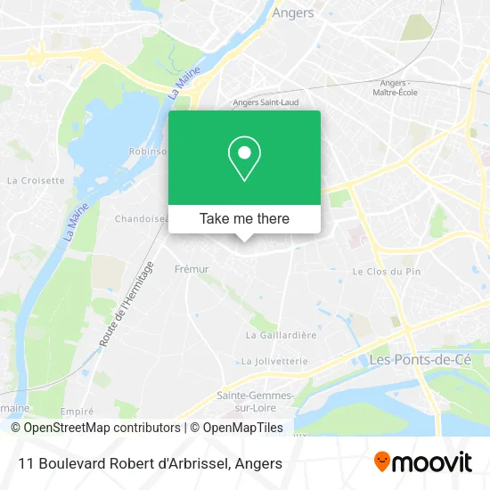 11 Boulevard Robert d'Arbrissel map