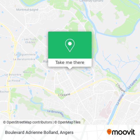Boulevard Adrienne Bolland map