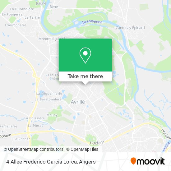 4 Allée Frederico Garcia Lorca map