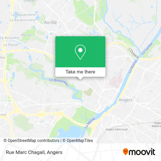 Rue Marc Chagall map