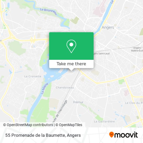 55 Promenade de la Baumette map