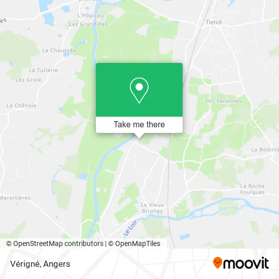 Vérigné map