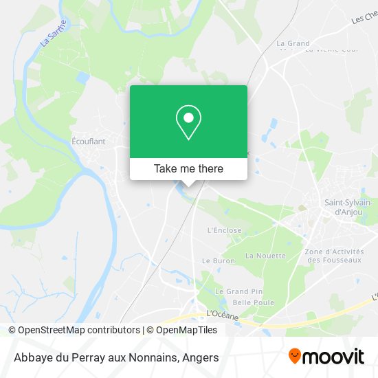 Abbaye du Perray aux Nonnains map